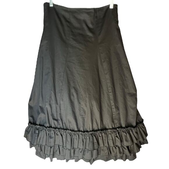HILLARYS VANITY Gothic Skirt Size L Corset Ruffled Whimsigoth Steampunk Vamp Emo - Picture 6 of 11